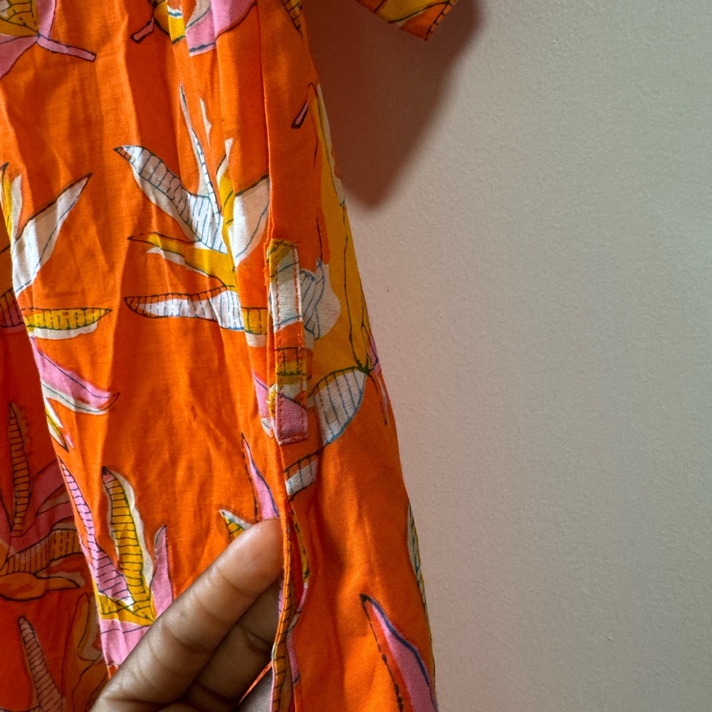 Oliphant Off The Shoulder Tiered Maxi Dress Size Medium - Picture 5 of 10